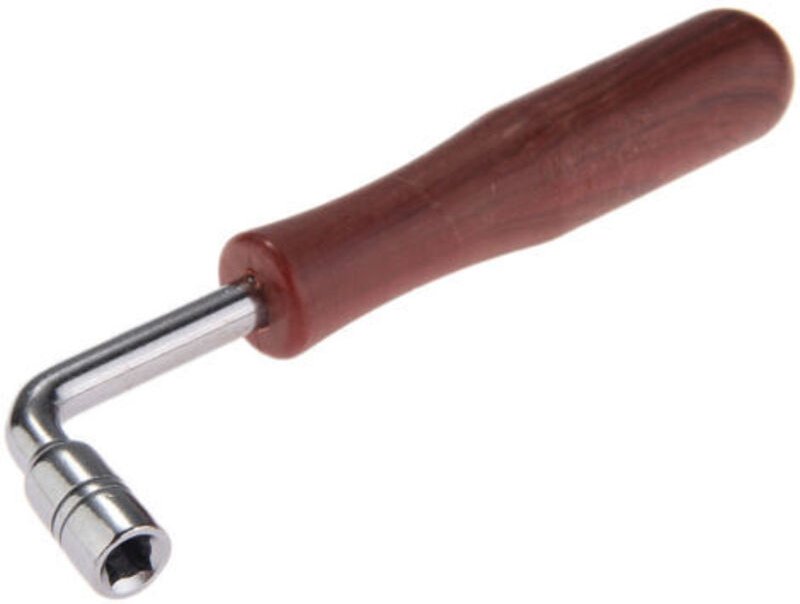 Professioneller L-förmiger Klavierstimmhammer, quadratisch, Edelstahl, professioneller Adapter für Saiteninstrumente