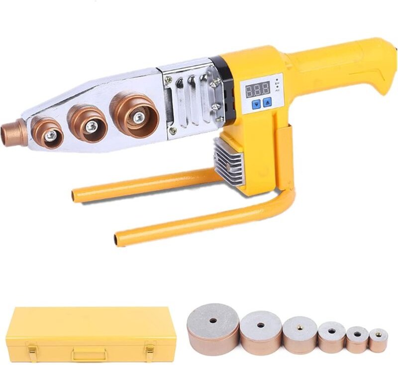 Muffenschweißmaschine, professionell mit Digitalanzeige, Rohrschweißmaschine, aus Kunststoff, für ppr pe pp (20-63 mm)