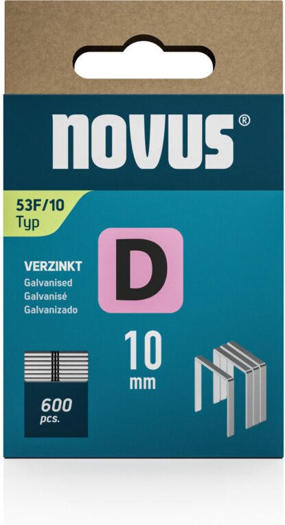 Steinel Novus Flachdrahtklammern Typ 53 f 10mm - 042-0790