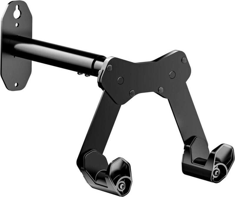 Wiltec - Fahrrad Wandhalterung 39,8 x 16,7 x 32,6-42,6 cm bis 25 kg, Fahrradhalterung universell, Fahrradaufhängung ø 55...