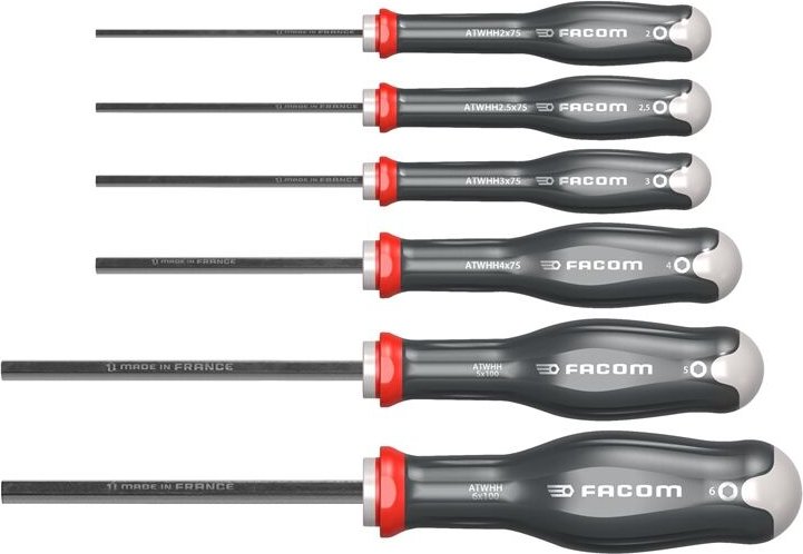 Facom ATWHH.JT6 Stiftschluessel 6-Kant mit Griff 6-tlg