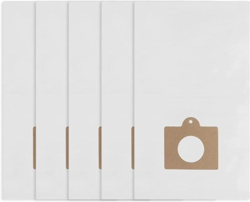5er-Pack Ersatz-Staubbeutel aus Papier für Staubsauger Kenmore Typ C/Q 5055 50558 – Staubsaugerbeutel (weiß)