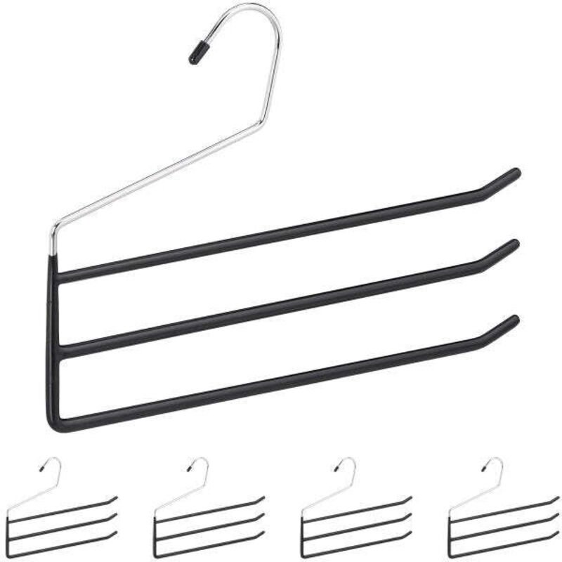 Set of 5 multi pants hangers