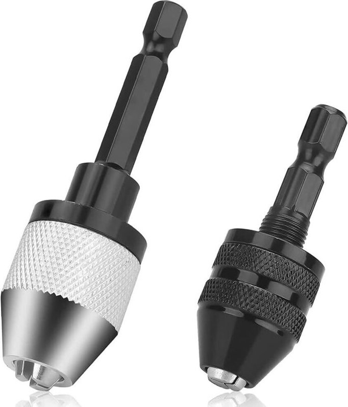 Stück Schnellspannbohrer – 1/4-Zoll-Sechskantschaft-Bohreradapter, Schnellwechsel-Konverter, Verlängerungsschraubendrehe...