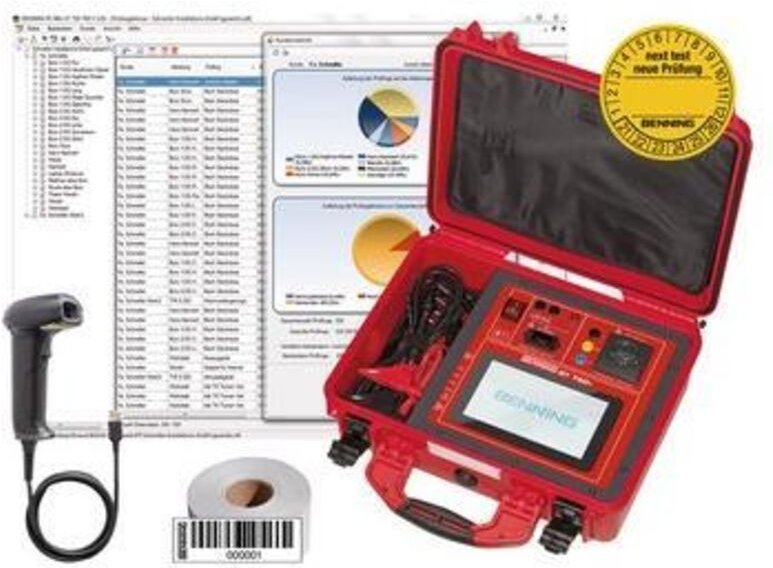 Benning - Gerätetester st 760+ Set aktive/passive Prüfung/auch Schweißgerät 1 Set