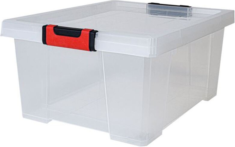 Aufbewahrungsbox mit Deckel Clipstock 30l Natur - Eda