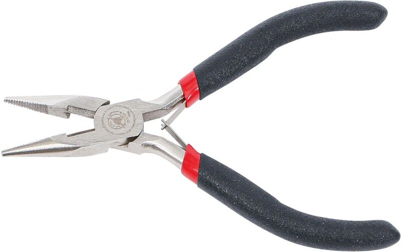 Elektronik-Spitzzange gerade mit Feder 120 mm