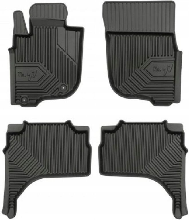 GUMMIMATTEN MITSUBISHI L200 6 ab 2019 - SCHALEN 7