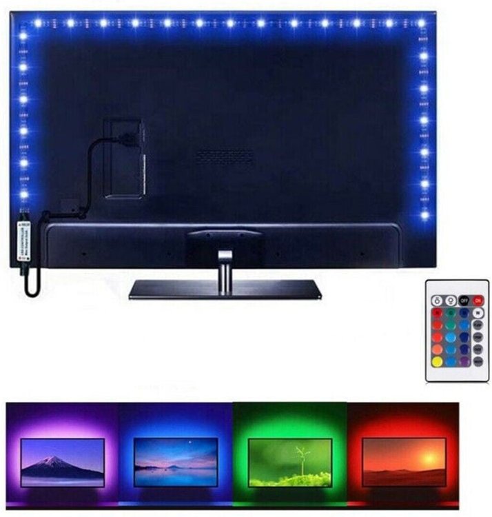 2mflexibleusbledstreifenlichtrgbtvhintergrundbeleuchtungte-B0309