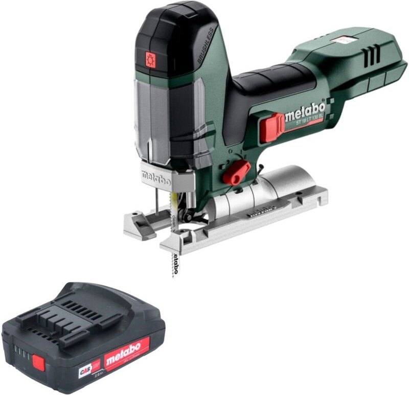 Metabo ST 18 LT 130 BL Akku Stichsäge 18 V 130 mm Brushless + 1x Akku 2,0 Ah - ohne Ladegerät