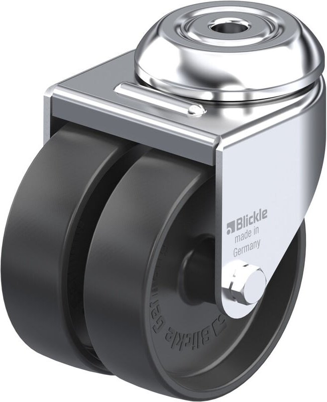 106732 lmda-poa 75G Doppel-Lenkrolle Rad-Durchmesser: 75 mm Tragfähigkeit (max.): 100 kg 1 s - Blickle