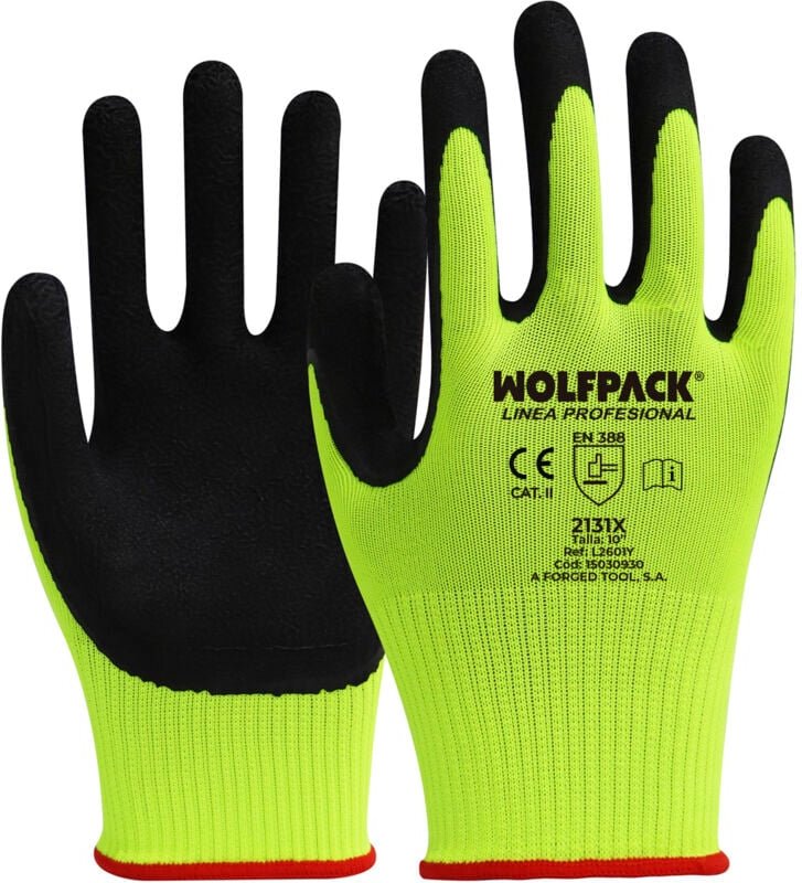 Latex-Weichschaumhandschuhe, Größe 10'