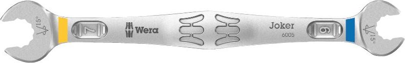Thumbnail - 6005 Joker Doppelmaulschlüssel, doppelter offener Schlüssel, metrisch, Version: 6x7x111,8 mm - Wera