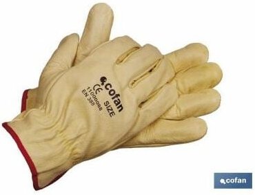 Handschuh Aus Wasserabweisendem Rindnarbenleder Grösse 9