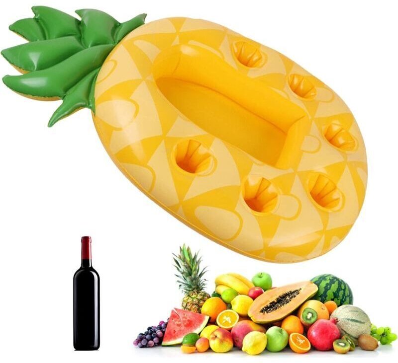 Aufblasbarer Pool-Becherhalter, aufblasbare Pool-Bar, aufblasbares Bartablett, aufblasbarer Getränkehalter für Poolparty...