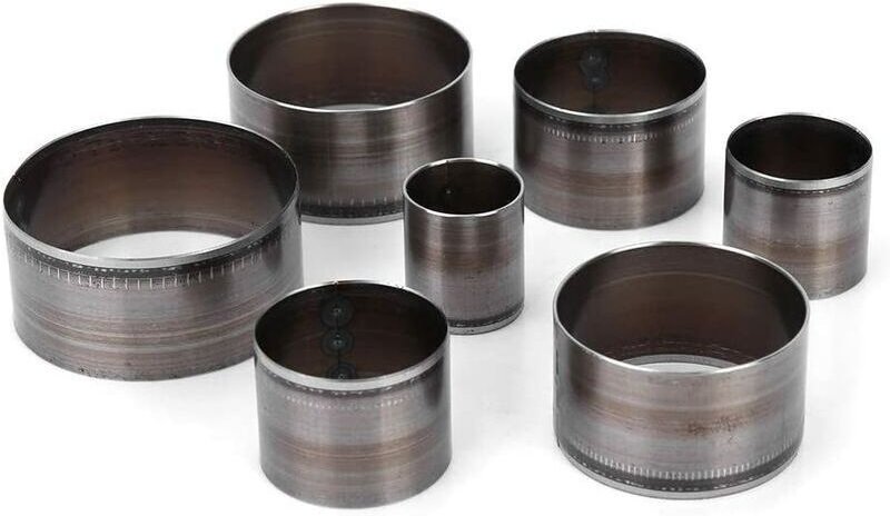 7-teiliges Lederbearbeitungswerkzeug-Set: Schneidewerkzeug, Lochzange, Kreisstanze für die Lederverarbeitung, 20/25/30/3...