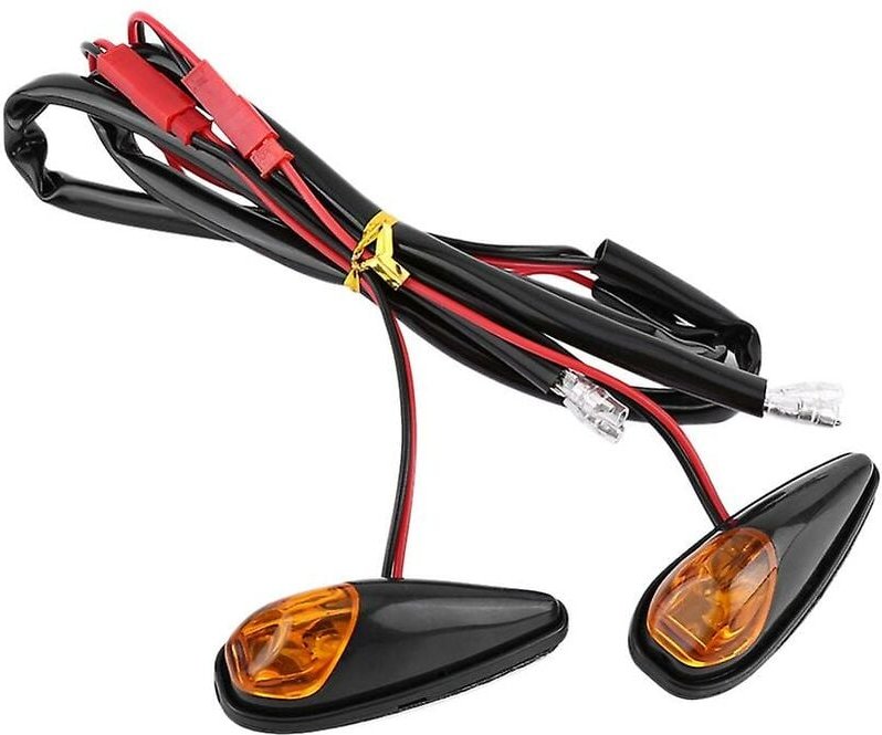Woosien - Motorrad-LED-Blinker, Blinker, blinkende Blitzlichter, Blinker