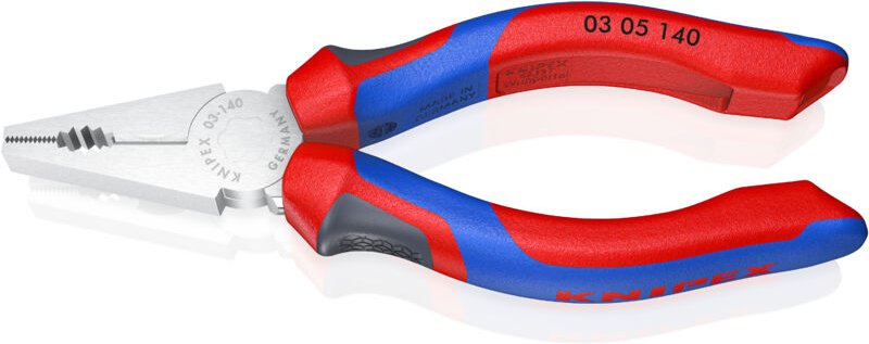 Knipex - 03 05 140 Werkstatt Kombizange 140 mm din iso 5746