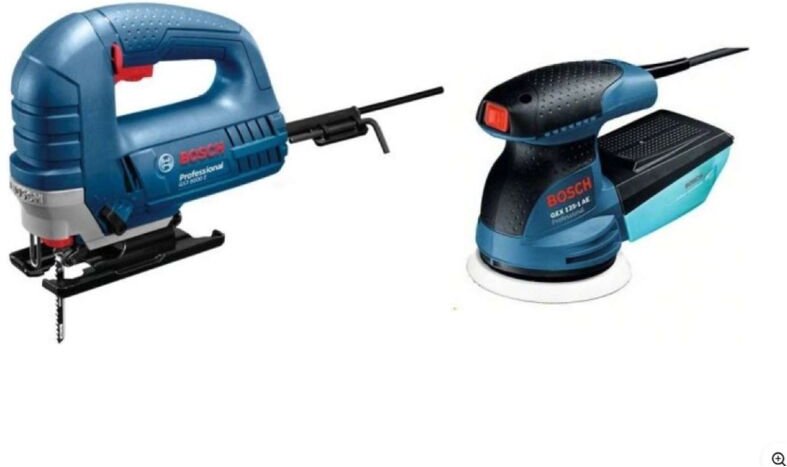 Bosch Werkzeug - Stichsäge und Exzenterschleifer Set 125 mm 0615990M8T