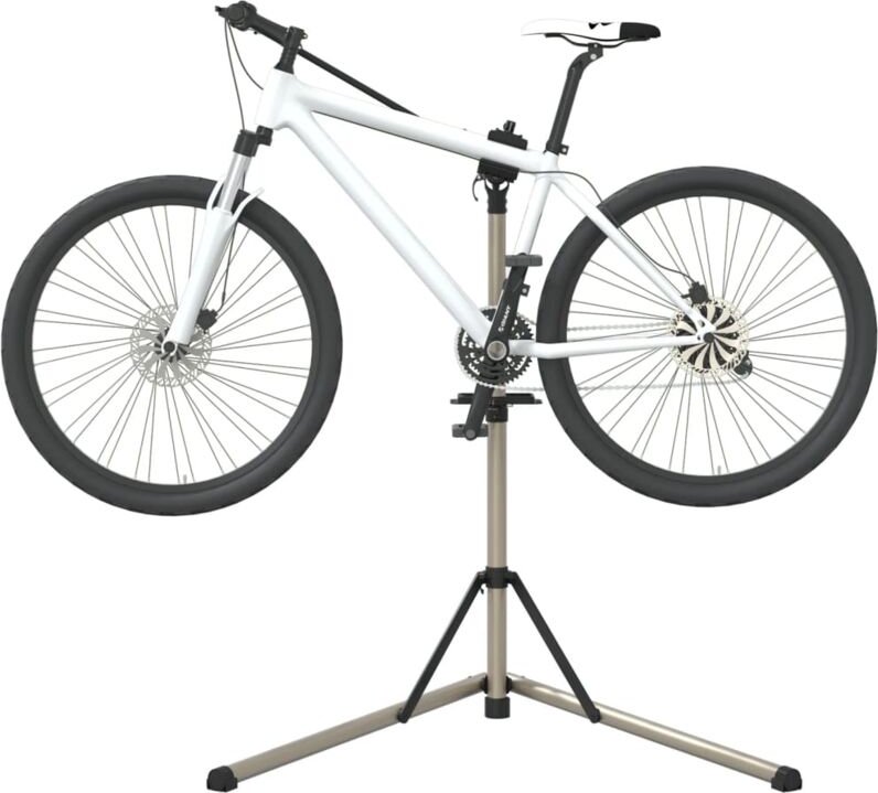 Fahrrad-Montageständer Faltbar Verstellbar 102-160 cm Aluminium - Vidaxl