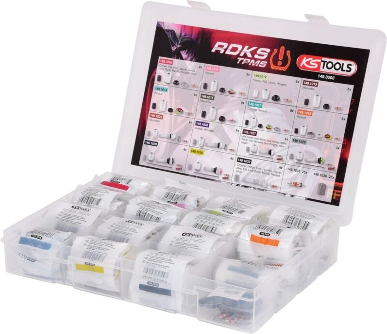 Ks Tools rdks / tpms Service-Sortiment für Reifendruck-Kontrollsysteme, 142-tlg