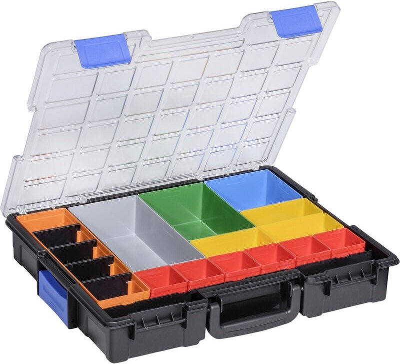 FP - Allit EuroPlus Pro K44/18 Sortimentskoffer (b x h x t) 440 x 76 x 355 mm Anzahl Fächer: 18 Inhalt