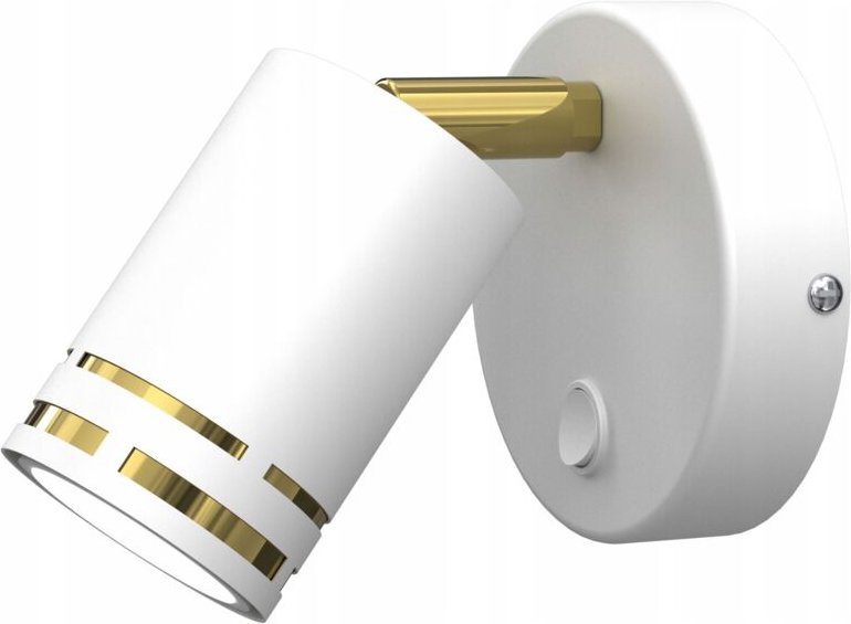 Wandleuchte Deckenleuchte Weiß Gold Beweglicher LED Schalter