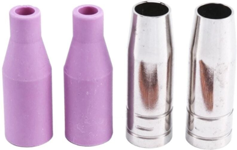 Tlily - 4 StüCk MB15AK mig/ Gas Keramik DüSe SchweißEn Spitze DüSen Schutz Schale für