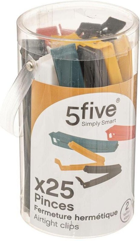5five Simply Smart - Set mit 25 hermetischen klammern - 5five