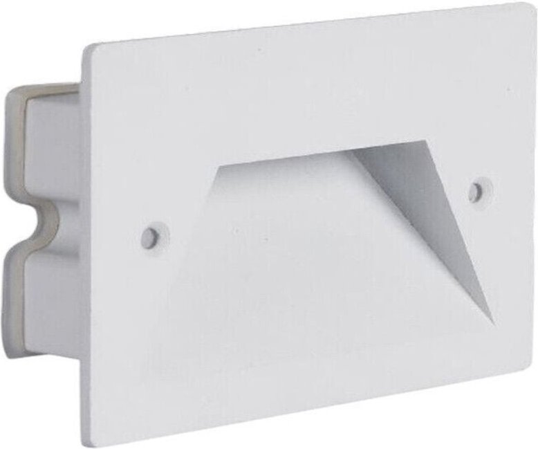 Trade Shop - FARETTO INCASSO PER CASSETTA 503 SEGNAPASSO 3W TECNOLOGIA CCT CON SWITCH IP65 ES49-3C - Weiß