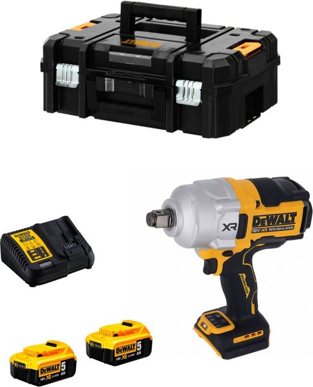 Dewalt - Schlagschrauber DCF964P2T (2 x 5,0 Ah + DCB115 + tstak ii)