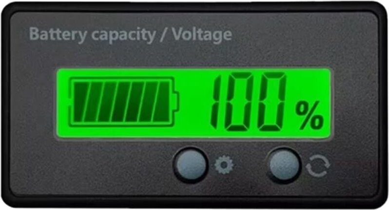 LED Digital Voltmeter Spannung Tester Lithium-Batterie Blei Säure Lifepo4 12V/24V/36V/48V Kapazität Anzeige