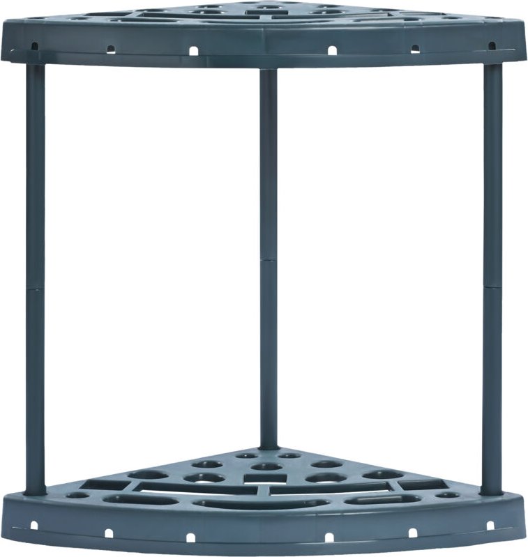 VEVOR Gartengeräte Ständer 43x43x58,5cm Gerätehalter Organizer PP Mehrzweck Gartengeräteaufbewahrungsregal 19 Schlitze A...