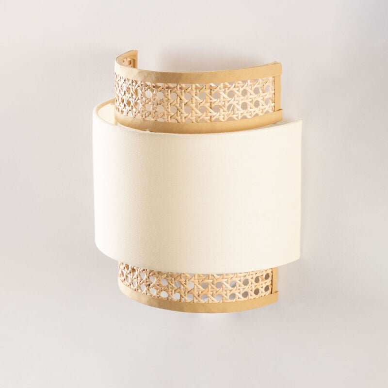 Sklum - Satu Wandleuchte Beige Leinen