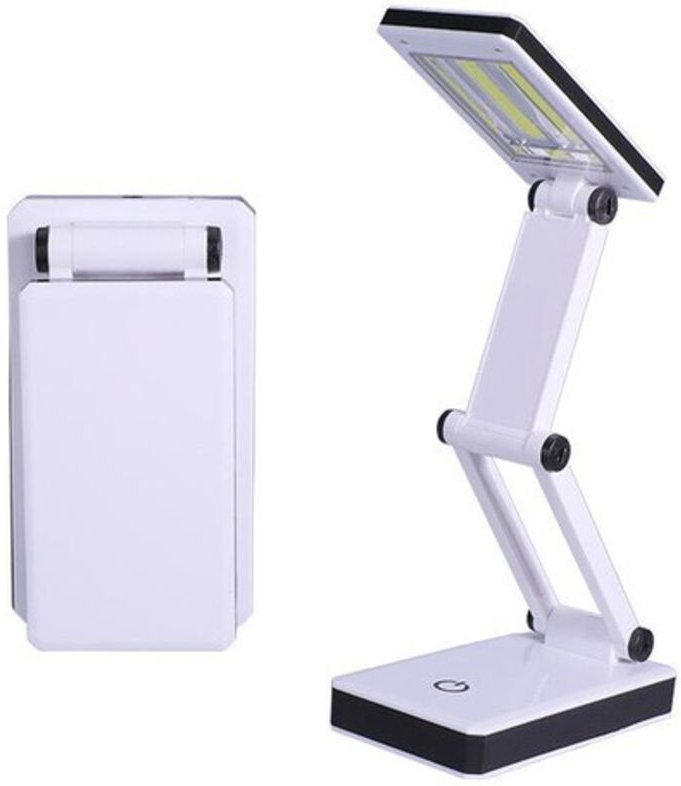 Superhelle tragbare COB-LED-Schreibtischlampe, Reiselampe: faltbar, berührungsempfindliche Steuerung, 3 einstellbare Hel...