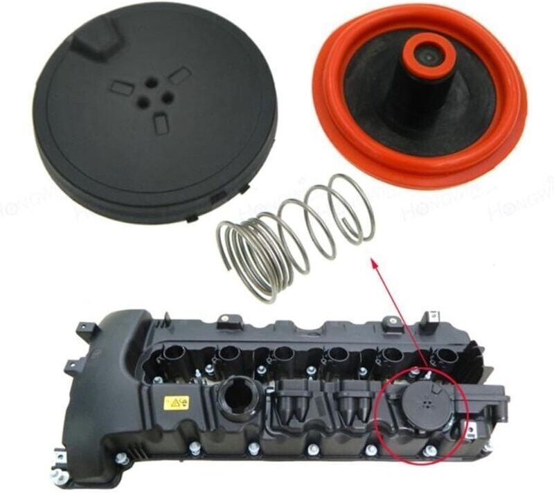 CHOYCLIT 11127548196 Neue PCV-Ventilabdeckung Ventilkappe für BMW N53 E90 E91 E92 E93 E60 E61 F10 F11 E63 E64