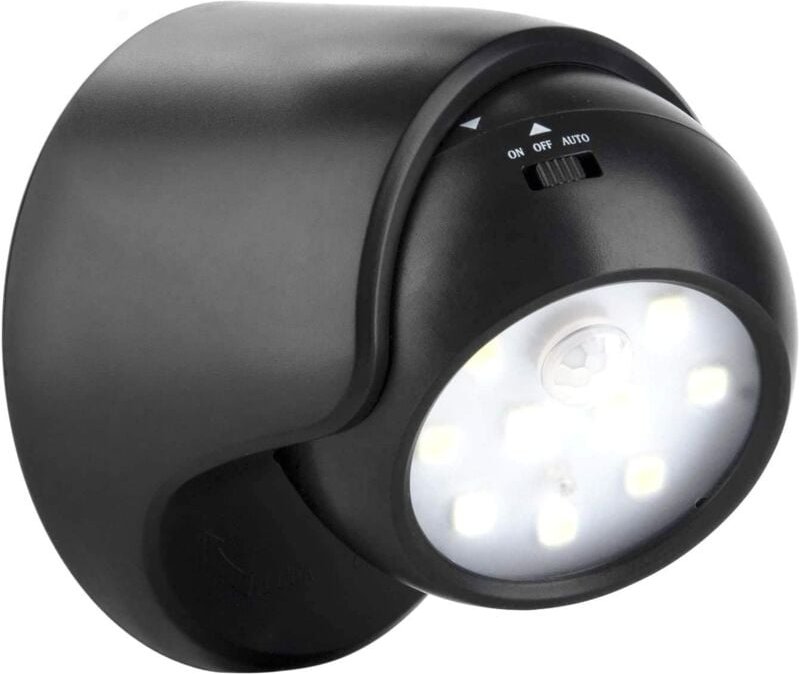 Thumbnail - Außenwandleuchte mit Bewegungssensor 1000 Lumen LED-Außenbeleuchtung Kabellose, batteriebetriebene Beleuchtung 360-Grad-...