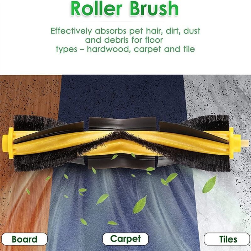 Für ecovacs Deebot T9 aivi T8 aivi N8 Pro Serie HEPA-Filter Ersatz Roboter Staubsauger Wichtigsten Seite Pinsel Staub Te...