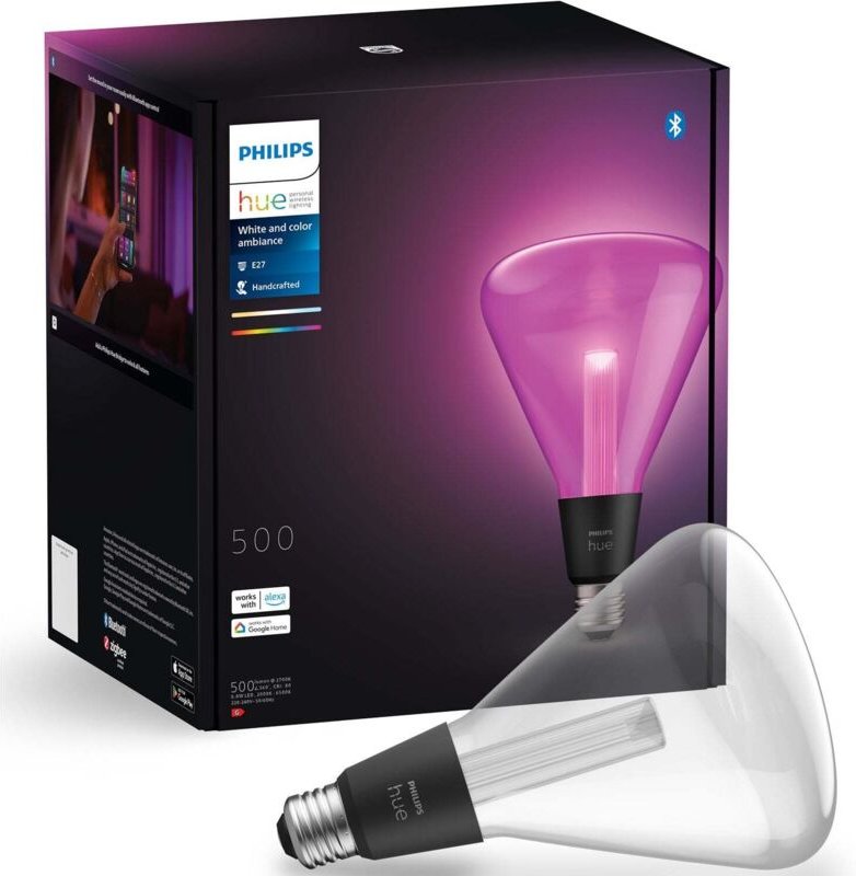 Philips hue Philips Hue White & Col. Amb. Lightguide Triangle E27 500lm (929003151402)