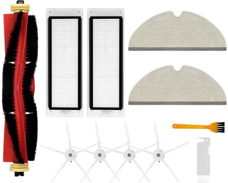 Für E5 S5 Max S6 MaxV Ersatzteile Roller Seitenbürste Filter Mops Tuch Roboter-staubsauger Zubehör
