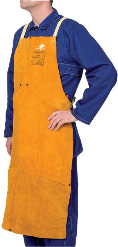 Schürze golden brown Spaltleder 107 x 80 cm Nr. 44-2142 w - Weldas