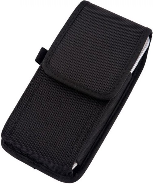 1 stück Vertikale Gürteltasche für Handy/Smartphone, Größe m, Stoff, Gürtelclip, Klebeverschluss