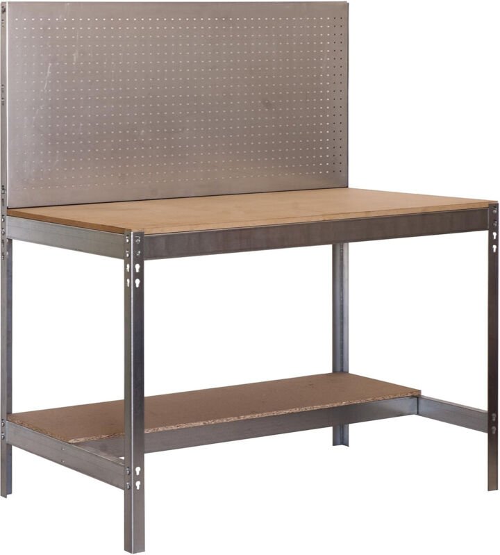 SimonRack - Verzinkte Werkbank 1445x910x610 mm Belastung 400 Kg - SIMONWORK BT2 900 GALVA