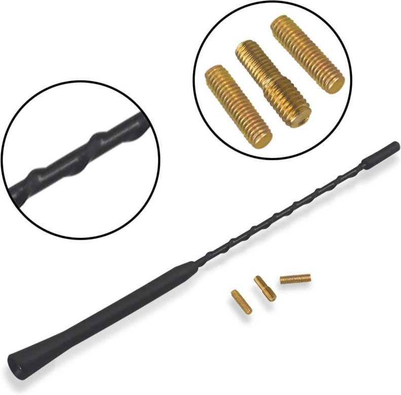 Autoantenne, Autoradio-Dachantenne, 23 cm, universelle Ersatz-Autoantenne mit leistungsstarker FM/DAB-Empfangsfunktion