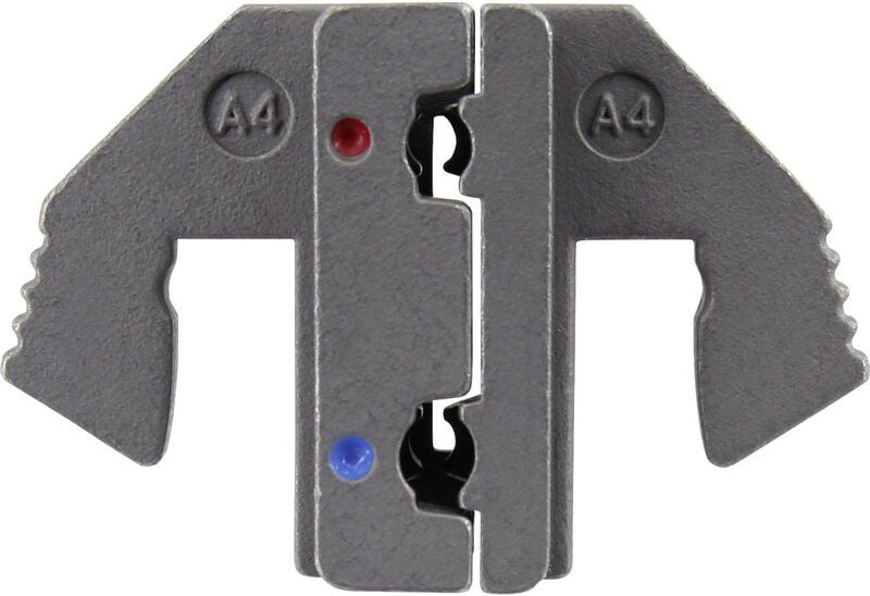 PLE-0A4 Crimp-Einsätze Isolierte Flachsteckhülsen Quetschbereich: 0.5 bis 2.5 mm² Passend - Toolcraft