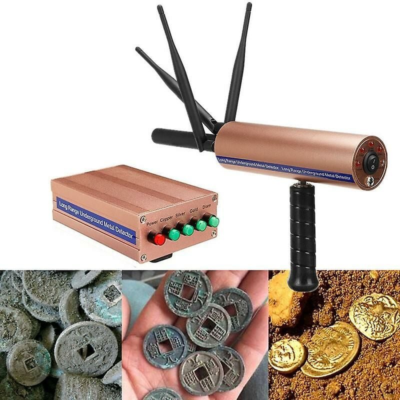 Aks Remote-Metalldetektor 25 Meter unterirdisches Gold-, Silber- und Kupfer-Edelsteinsuchgerät mit externer, verstärkter...