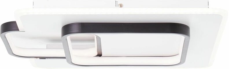 Brilliant - Lampe, Rezia led Deckenleuchte 45x40cm weiß/schwarz, 1x led integriert, 34W led integriert, (3500lm, 3000K),...