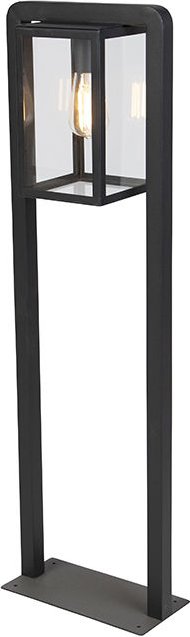 Qazqa - Moderne Stehleuchte für den Außenbereich in Schwarz - Rotterdam Balanco