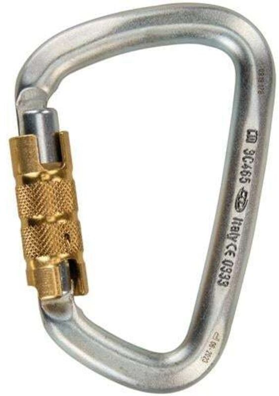 HMS-Karabiner LARGE STEEL TG L116xB79ca.mm verzinkter Stahl EN 362 Kl. M