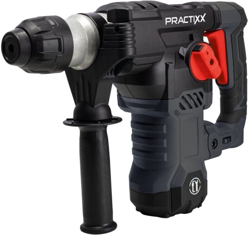 Bohrhammer PX-BH-7V Practixx 7J Vario-Speed 1500W SDS-Plus inkl. Koffer, Bohrer & Zubehör